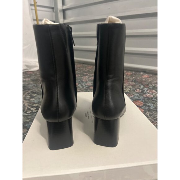 & OTHER STORIES Odette Square Toe Boot Black Womens Size 5 - Picture 8 of 10